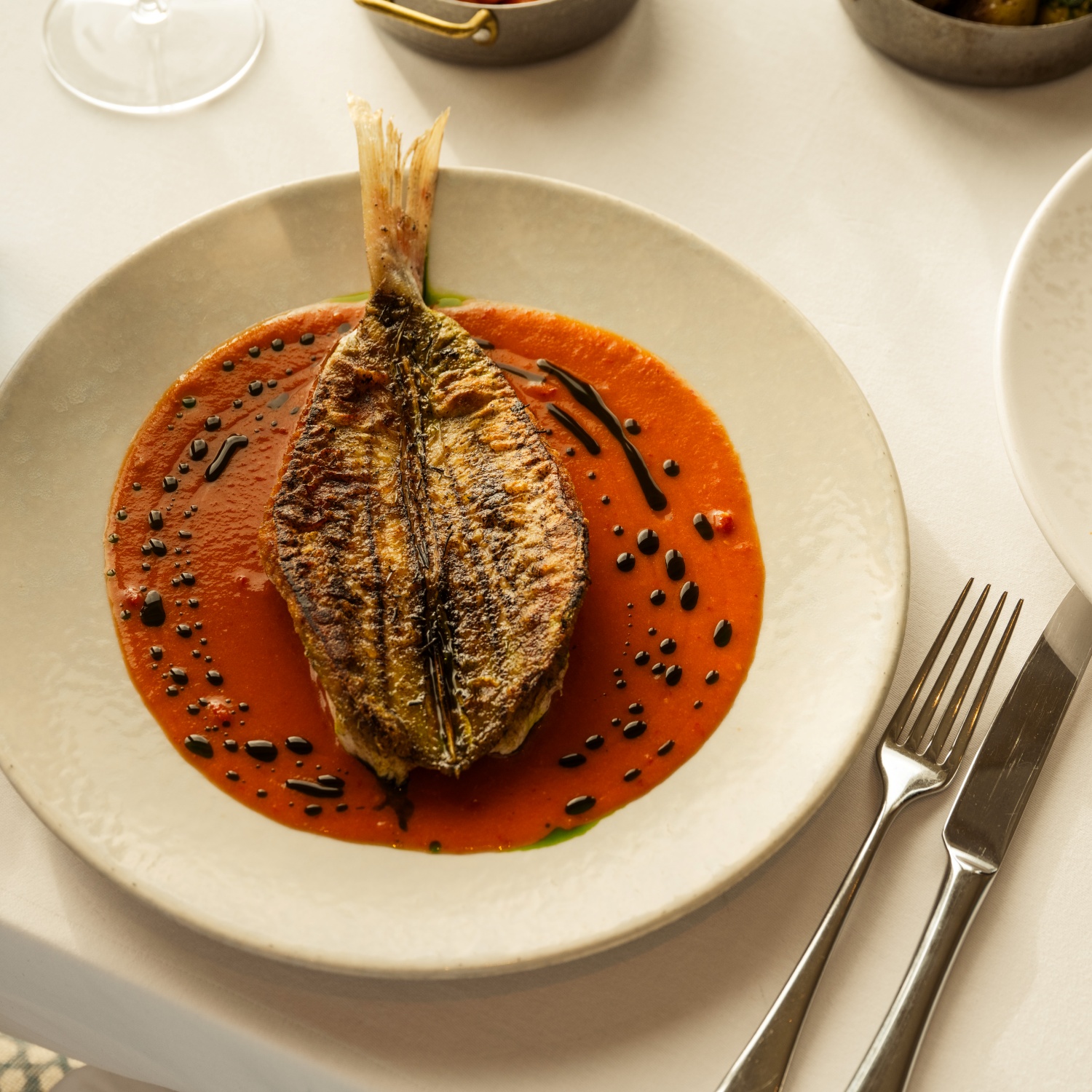 Dining at The Idle Rocks, St Mawes